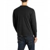 REPLAY MAN LONGSLEEVE T SHIRT BLACK