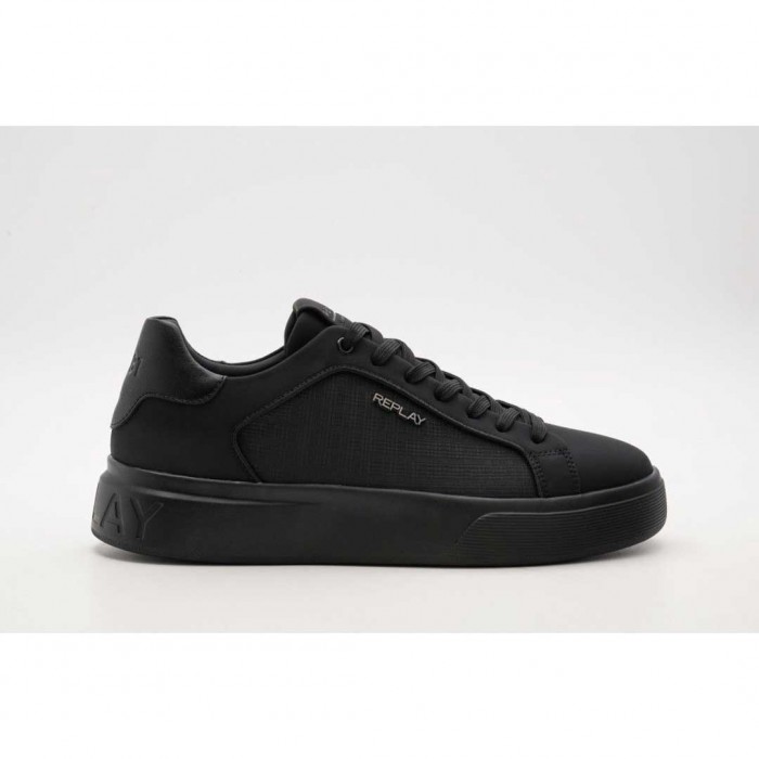 REPLAY MAN SHOES TOTAL BLACK 1