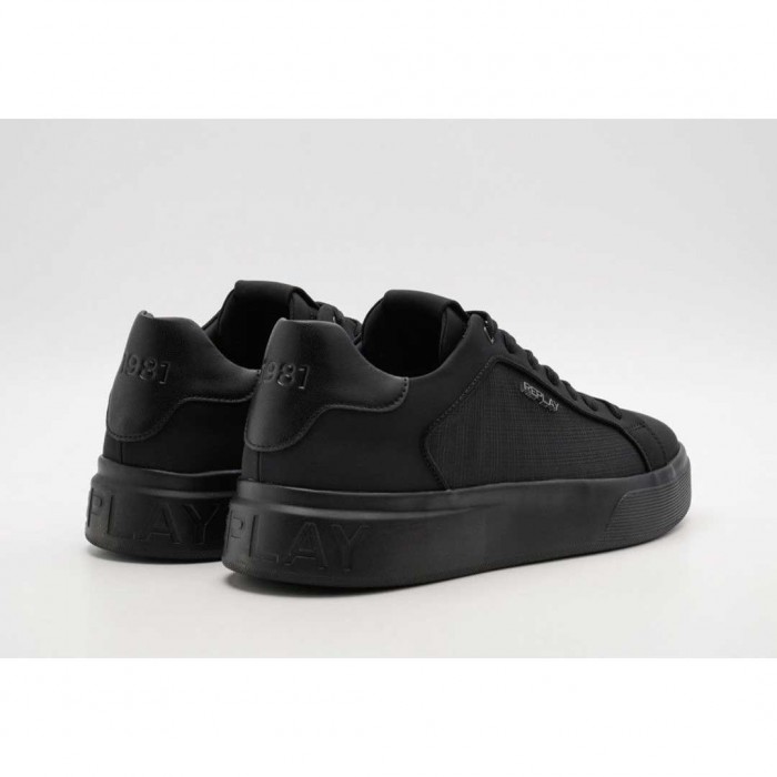 REPLAY MAN SHOES TOTAL BLACK 1