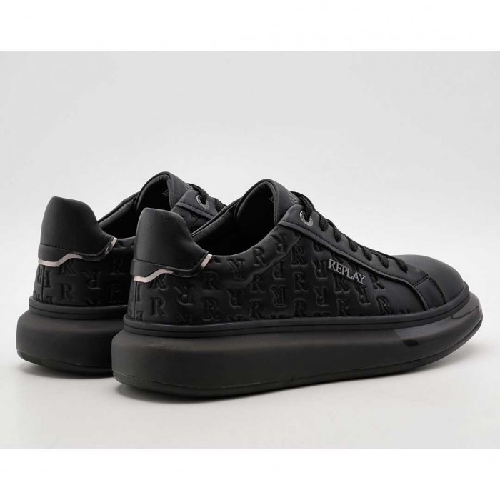 REPLAY MAN SHOES TOTAL BLACK