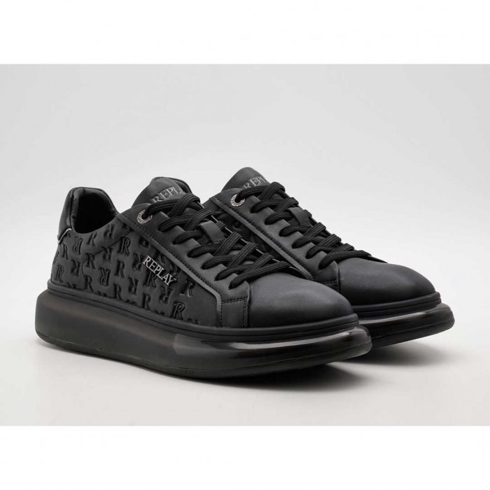 REPLAY MAN SHOES TOTAL BLACK