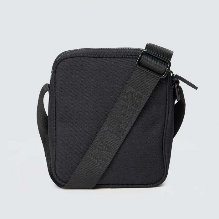 REPLAY MAN CROSSBODY BAG WITH DIAMOND LOGO BLACK