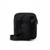 REPLAY BAG WITH BRANDED SHOULDER STRAP AND DIAMOND MOTIF BLACK
