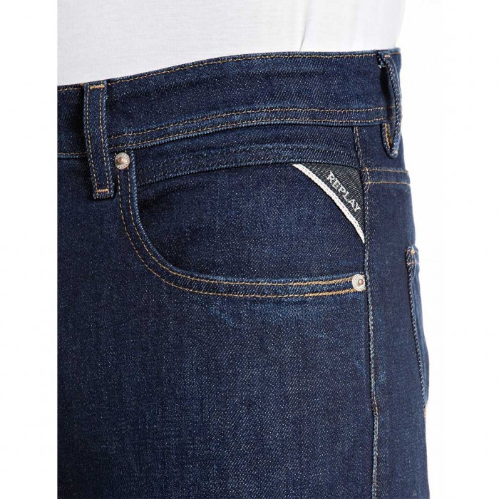 REPLAY MAN GROVER STRAIGHT-FIT JEANS DARK BLUE