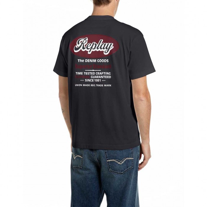 REPLAY MAN T SHIRT DARK BLUE