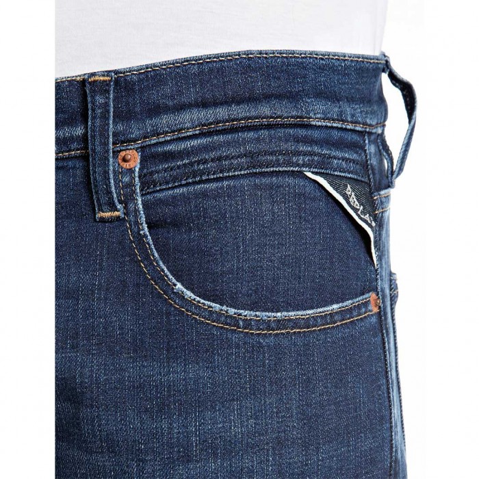REPLAY AIDEEN STRAIGHT-FIT JEANS BLUE