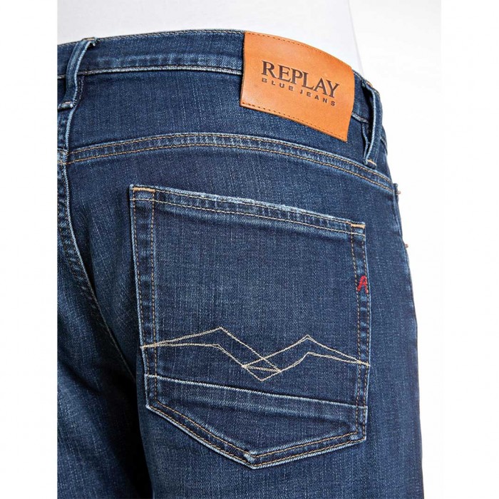 REPLAY AIDEEN STRAIGHT-FIT JEANS BLUE