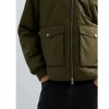 REPLAY MAN QUILTED JACKET WITH COLLAR AND POCKETS GREEN