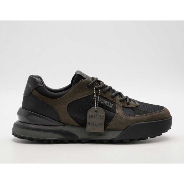 REPLAY MAN SNEAKER SHOES BROWN/BLACK