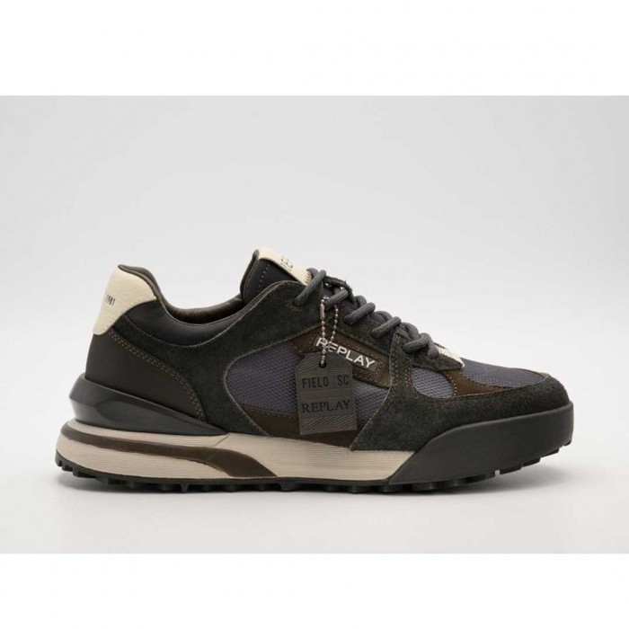 REPLAY MAN SNEAKER SHOES GRAY