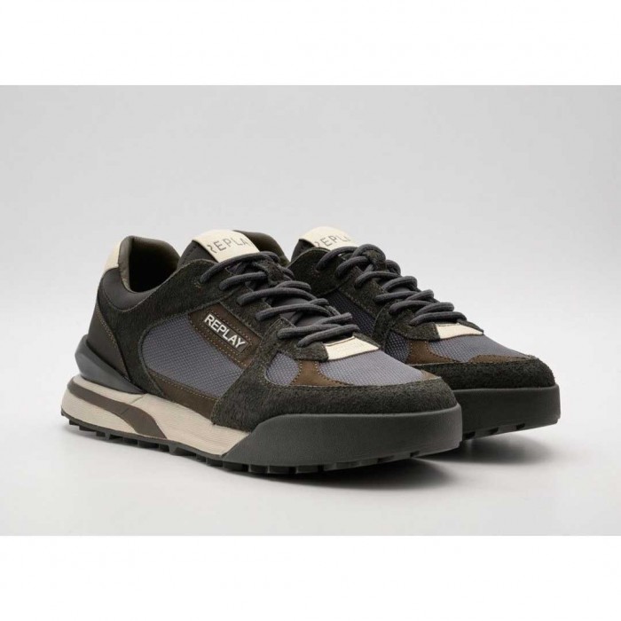 REPLAY MAN SNEAKER SHOES GRAY