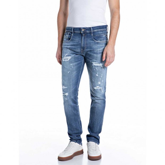 REPLAY MAN SLIM FIT JEAN ANBASS BLUE