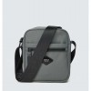 REPLAY MAN CROSSBODY BAG WITH DIAMOND LOGO DARK GRAY