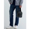 REPLAY MAN CROSSBODY BAG WITH DIAMOND LOGO DARK GRAY