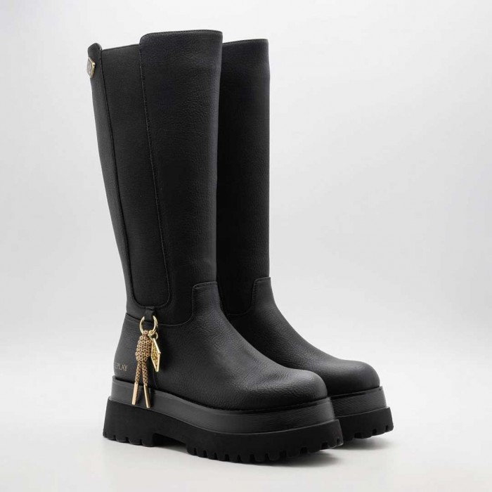 REPLAY WOMAN BOOTS BLACK 2
