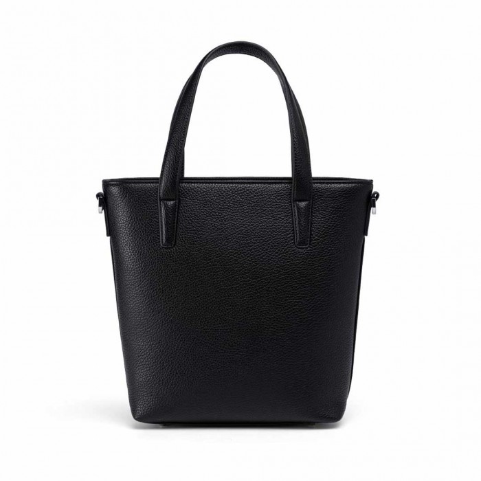 REPLAY WOMAN BIG LOGO BAG BLACK