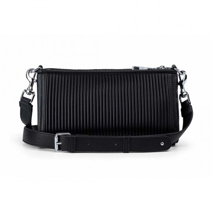 REPLAY WOMAN BAG SMALL LOGO BLACK