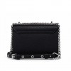 REPLAY WOMAN SMALL BAG LOGO BLACK