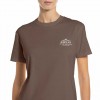 REPLAY WOMAN T SHIRT BROWN
