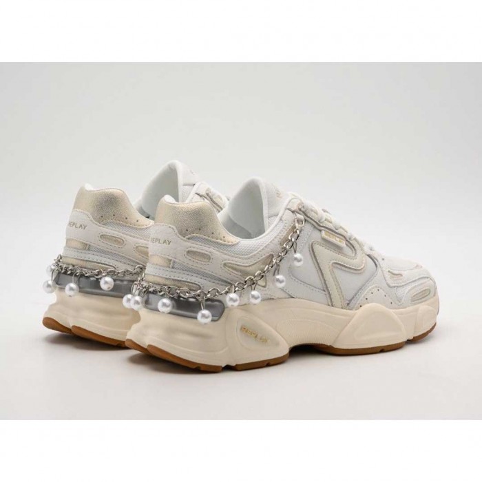 REPLAY WOMAN SNEAKER SHOES WHITE