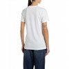 REPLAY WOMAN T SHIRT LOGO WHITE 1