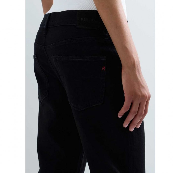 REPLAY AKEME STRAIGHT-FIT JEANS BLACK