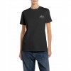 REPLAY WOMAN T SHIRT LOGO BLACK