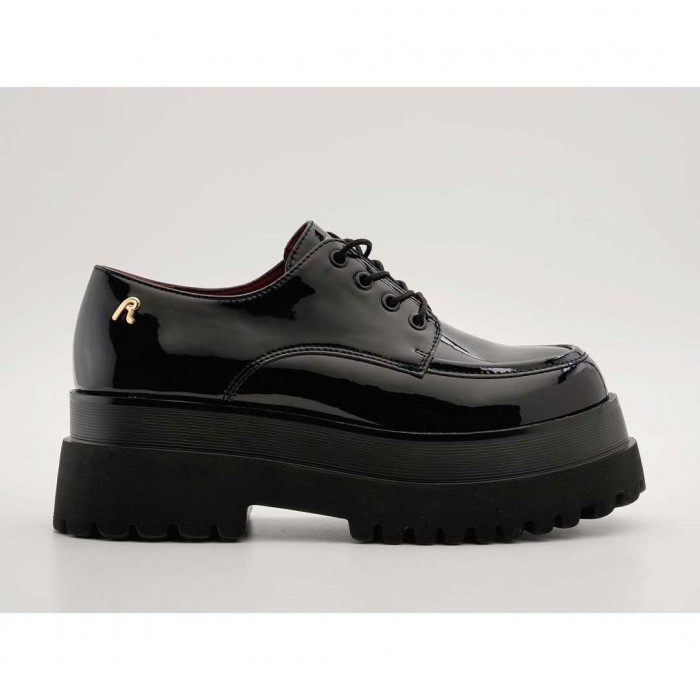 REPLAY WOMAN LOAFERS PATENT LEATHER BLACK