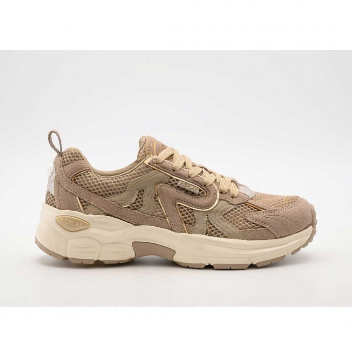 REPLAY WOMAN SNEAKER BEIGE