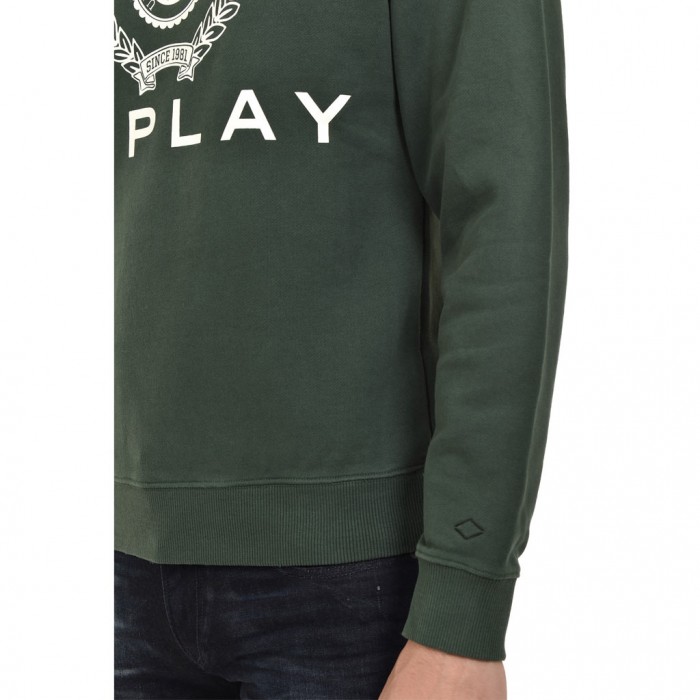 Replay Sweatshirt-Dark Green