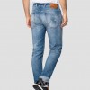 SLIM FIT AGED 20 YEARS SUSTAINABLE CYCLE ANBASS JEANS replay ανδρικο στενη γραμμη