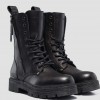 WOMEN'S STANDING LACE UP LEATHER BOOTS replay shoes γυναικειο μποτακι αρβυλακι GWL51000C0015L