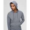 SELECTED REGULAR FIT ORGANIC COTTON 380G - SWEATSHIRT GREY MELANGE