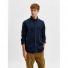 SELECTED CORD LONG SLEEVED SHIRT BLUE