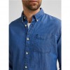 SELECTED  SLHREGSTANLEY SHIRT LS W BLUE