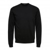 SELECTED PIMA COTTON - JUMPER BLACK