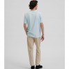 SELECTED CREWNECK T-SHIRT Pastel Blue