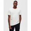 SELECTED SLHATLAS PRINT SS O-NECK TEE W WHITE