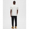 SELECTED SLHATLAS PRINT SS O-NECK TEE W WHITE