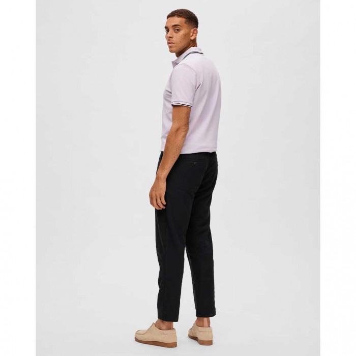 SELECTED SLH172-SLIMTAPE BRODY LINEN PANT NOOS BLACK SELECTED SLH172-SLIMTAPE BRODY LINEN PANT NOOS BLACK