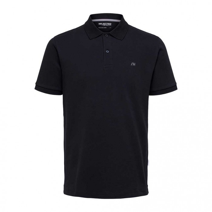 SELECTED  SLHDANTE SS POLO NOOS BLACK