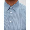 SELECTED LONG SLEEVED STRIPED SLIM FIT FORMAL SHIRT BLUE