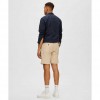 SELECTED COMFORT FIT SHORTS BEIGE