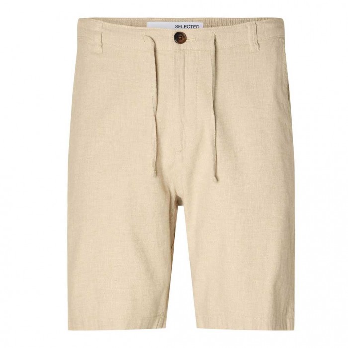 SELECTED COMFORT FIT SHORTS BEIGE