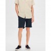 SELECTED COTTON FLEX SHORTS DARK BLUE