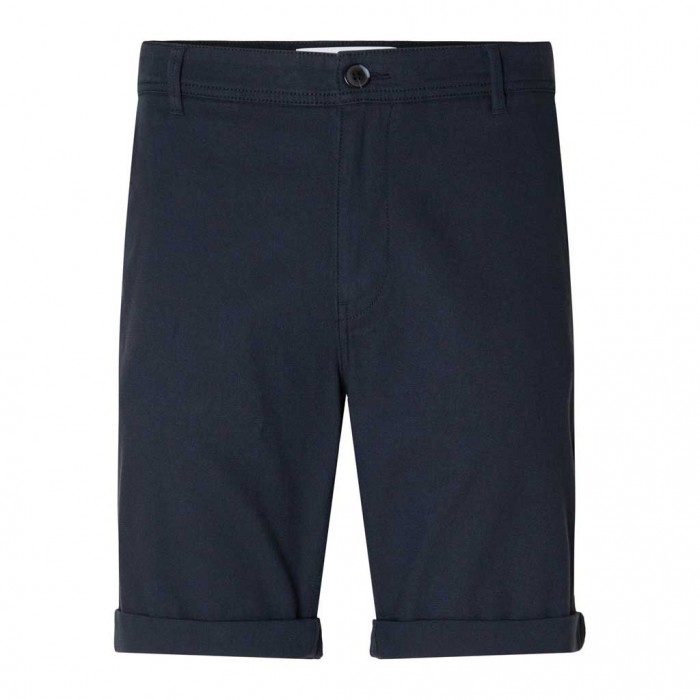 SELECTED COTTON FLEX SHORTS DARK BLUE