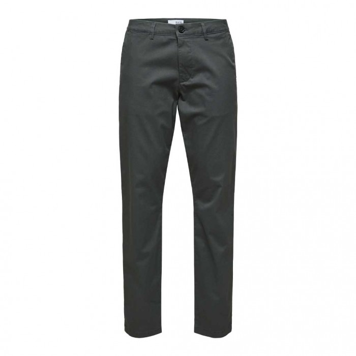 SELECTED 175 SLIM FIT FLEX CHINOS DARK GREY