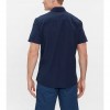 SELECTED CLASSIC SHORT SLEEVED SHIRT DARK BLUE