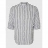 SELECTED 100% LINEN LONG SLEEVED SHIRT WHITE/GREY