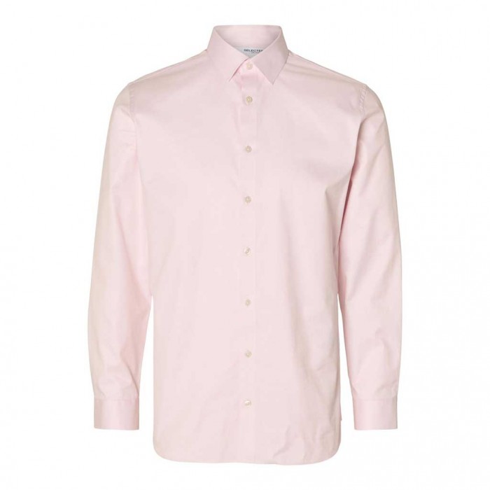 SELECTED LONG-SLEEVED SLIM FIT SHIRT PINK